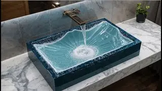 30 Epoxy Ocean Wave Sink Basins Ideas You Want To Have