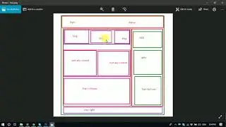 Basic Layout with CSS and Font Awesome