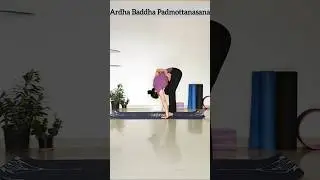 How to do Ardha Baddha Padmottanasana🧘&zwj;♀️       #shorts #shortsviral #shortvideo #yoga