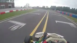 Lap of Clay Pigeon - 90s ICA kart. Tonykart Extreme / Vortex VL98