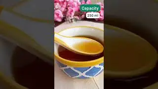 India Meets India Ceramic Soup Bowls with Spoon Set of 6
