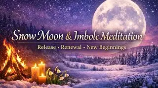 Snow Moon & Imbolc Guided Meditation | Release, Renewal & New Beginnings | February Full Moon 2026