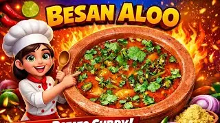 “Village Style Besan Aloo Recipe | Full of Desi Flavors”