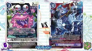 DIGIMON TCG: FINAL local match Numemon X (Black) vs Fenriloogamon (Purple) | THE BIG BOX