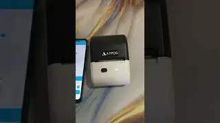 Atpos 58mm 2-Inch Mobile Barcode Label Printer | USB+BT &ndash; Portable