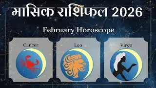 Love life carrier finance and health prediction Feb2026. कर्क सिंह कन्या राशि राशिफल विशेष.Horoscope