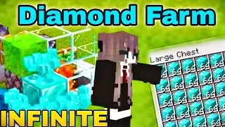 I Built a Diamond Farm in Minecraft 😱💎 | Unlimited Diamonds Farm