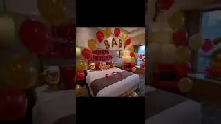 How to decorate a room for Birthday, Birthday surprise room decoration ideas for husband at home