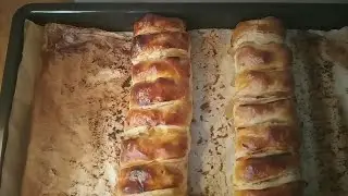Apple Strudel Puff Pastry - Simplest Mini Strudel Dessert!