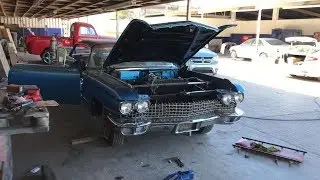 Re-assembly of the 1960 Cadillac Coupe de Ville
