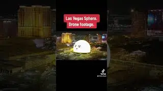 Las Vegas Sphere. Drone footage Autel.
