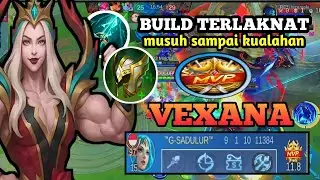 BEST BUILD & EMBLEM BARBEL AUTO GENDONG TEAM + MVP . VEXANA GAMEPLAY PRO PLAYER. MLBB