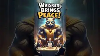 Whiskers Brings Peace to World Leaders 🌍🐱 | #Shorts
