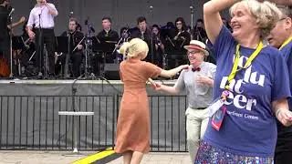 Big band jazz and dancing, harborfront, Toronto , jazz, dance