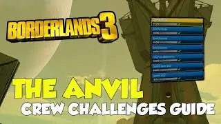 Borderlands 3 The Anvil All Crew Challenges Locations (All Logs, Claptraps...)