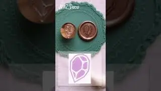 Is this a diamond? Custom wax seal stamp with client's artwork.