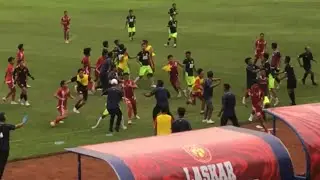 AKHIR LAGA UJICOBA PERSIBA BANTUL vs PERSAK KEBUMEN DI SSA