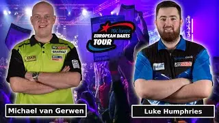 Michael van Gerwen vs Luke Humphries | 2022 Interwetten European Darts Open Semi-Final