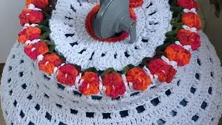 Capa para botijão de gás em crochê