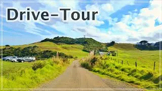 [Virtual Tour New Zealand 🇳🇿] Drive-tour to Manukau Heads Lighthouse🚘 Music on 🎵