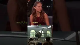 Alicia Vikander Says Her Name in Swedish