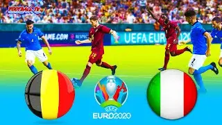 PES 2021 / Бельгия - Италия / Чемпионат Европы 2020 / ЕВРО 2020