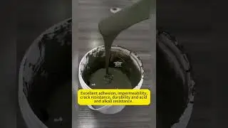 JS Polymer Cementious Waterproof Coating #construction #chinafactory #concrete #waterproofcoating