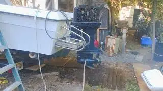 boat motor running