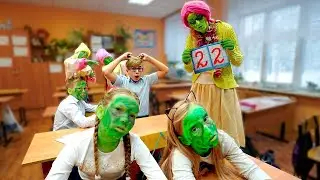 Wszyscy zarazili się w klasie | Apokalipsa zombie w szko | Jesteśmy Rodziną