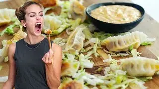 I Made Cheeseburger Gyoza