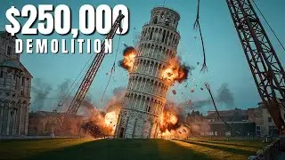 Correcting the Lean: The $250M Demolition of the Leaning Tower of Pisa