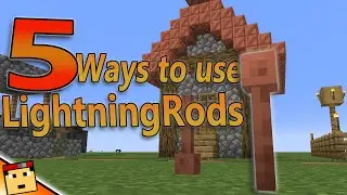 5 крутых способов использовать новый громоотвод в Minecraft!!!