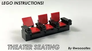LEGO MOC with Tutorial: Theater Seating