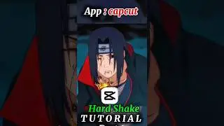 Smooth Hard Shake Tutorial 💀🔥 | Capcut Tutorial | #capcut​ #capcuttutorial​ #itachiedit​