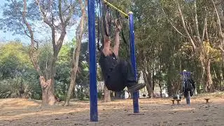 Skin The Cat Exercise using the Gymnastic Rings