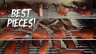SMOKING Pink, Chinook Salmon & Lingcod - BEST PIECES EVER!