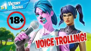 GIRL VOICE TROLLING THE FUNNIEST PERSON IN DUOS FILL😂