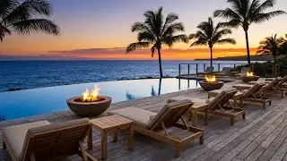 Bossa Nova Luxury Tropical Sunset Poolside Paradise Vibes