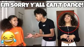 TELLING MY TWINS SISTERS THEY CAN’T DANCE PRANK!! (EXTREMELY FUNNY)