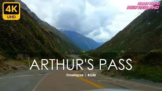 Timelapse | Crossing the South Island 🚙 Christchurch - Greymouth | New Zealand Road Trip