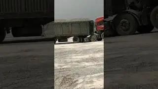 Truck Fail Overloading #truck #excavator #fails #heavyequipment #shorts