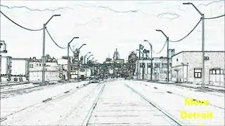 Gordie Howe Bridge: Fort Street & New Service Drive; Bridge Ramps; Downtown Detroit. December, 2023.