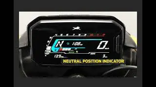 Gear shift and Gear shift indicator TVS Raider