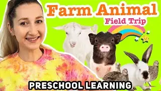 Farm Animals for Toddlers with Ms. Rebecca (PRESCHOOL LEARNING)
