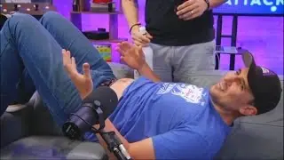Shaun takes a body shot from Craig