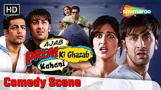 Katrina Kaif Got kidnapped | Best Comedy Scene | Ajab Prem Ki Ghazab Kahani | Ranbir Kapoor Movie