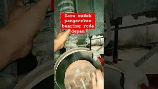 cara mudah pengecekan bearing roda depan mobil#shorts