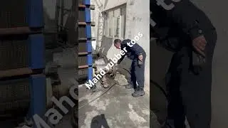 Plate heat exchanger hydro test in mahd rubber company