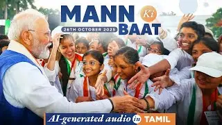 Mann Ki Baat Tamil Edition - in PM Modi&rsquo;s voice | 127th Episode | AI Generated
