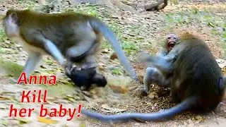 Mom Anna attack baby Anissa and Alba seriously